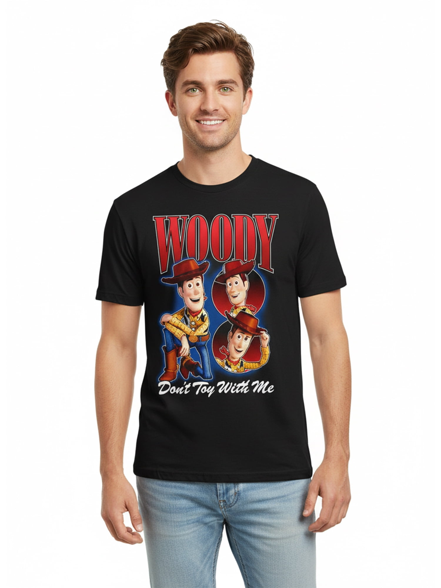 Toy Story, Men's & Big Men's Graphic Tee, Toy With Me, Sizes S-3XL