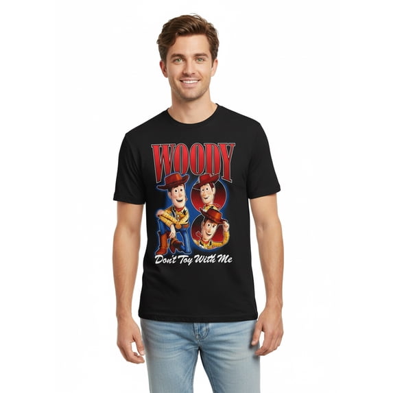 Toy Story, Men's & Big Men's Graphic Tee, Toy With Me, Sizes S-3XL