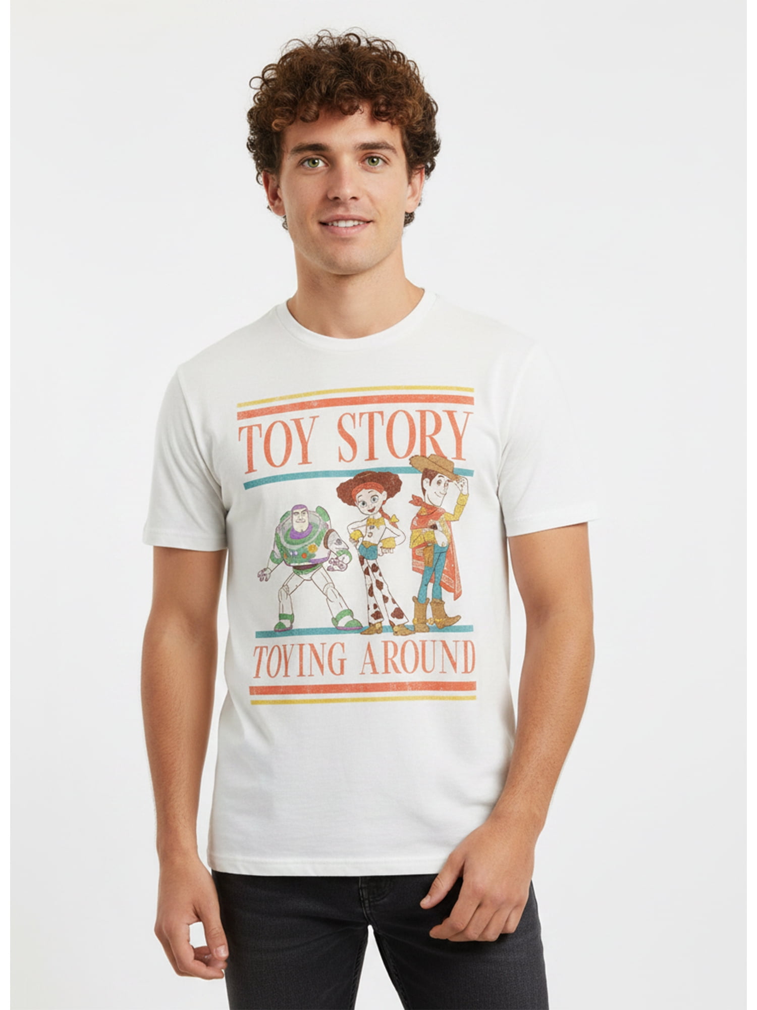 Toy Story, Men's & Big Men's Graphic Tee, Toying Around, Sizes S-3XL