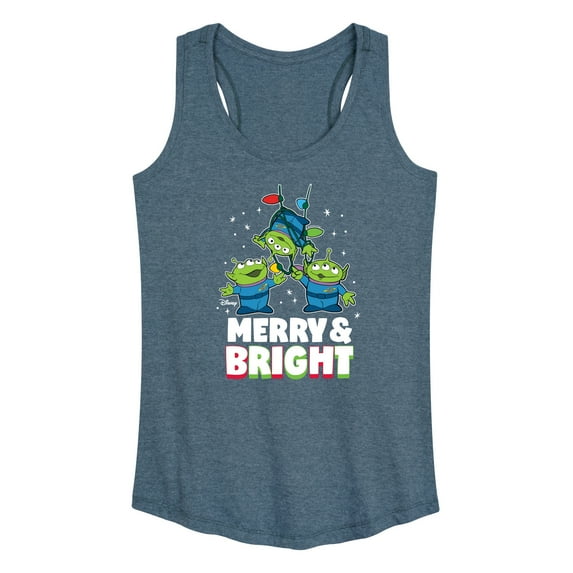 Toy Story - Merry And Bright - Women's Racerback Tank Top