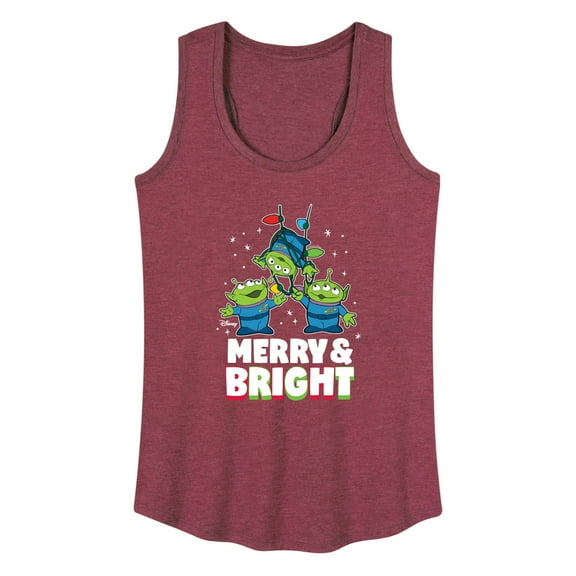 Toy Story - Merry And Bright - Women's Racerback Tank Top