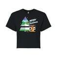 thumbnail image 1 of Toy Story - Merry Christmas Toy Story - Juniors Cropped Cotton Blend T-Shirt, 1 of 5