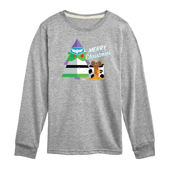 Toy Story - Merry Christmas Toy Story - Toddler And Youth Long Sleeve Graphic T-Shirt