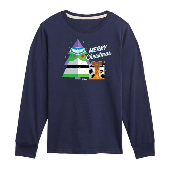 Toy Story - Merry Christmas Toy Story - Toddler And Youth Long Sleeve Graphic T-Shirt