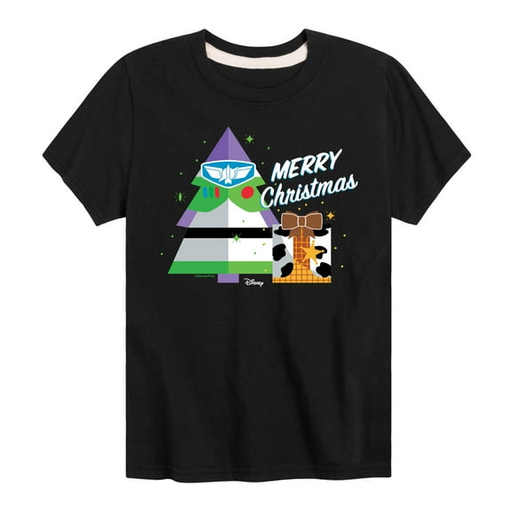 Toy Story - Merry Christmas Toy Story - Toddler And Youth Short Sleeve Graphic T-Shirt