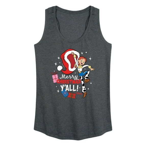 Toy Story - Merry Christmas Yall Jessie - Women's Racerback Tank Top