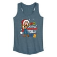 thumbnail image 1 of Toy Story - Merry Christmas Yall Woody - Women's Racerback Tank Top, 1 of 5