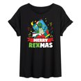 thumbnail image 1 of Toy Story - Merry Rexmas - Juniors Ideal Flowy Muscle T-Shirt, 1 of 5