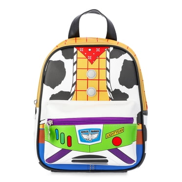 Disney Toy Story Women's Buzz Lightyear and Woody 11" Mini Backpack, Multi