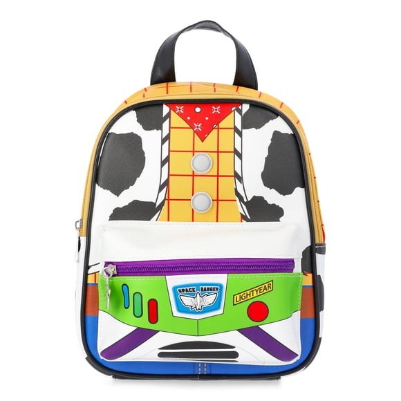 Disney Toy Story Women's Buzz Lightyear and Woody 11" Mini Backpack, Multi