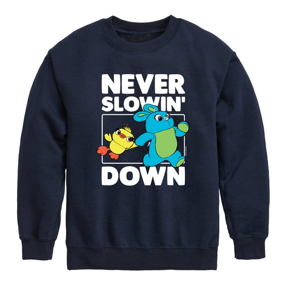 Toy Story - Never Slowing Down - Toddler And Youth Crewneck Fleece Sweatshirt