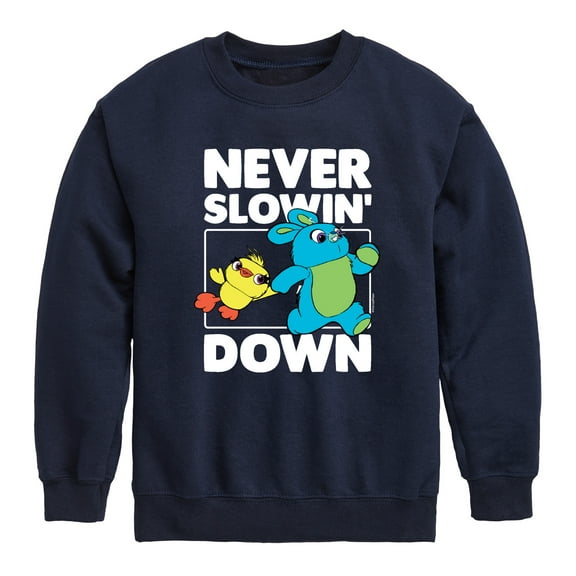 Toy Story - Never Slowing Down - Toddler And Youth Crewneck Fleece Sweatshirt