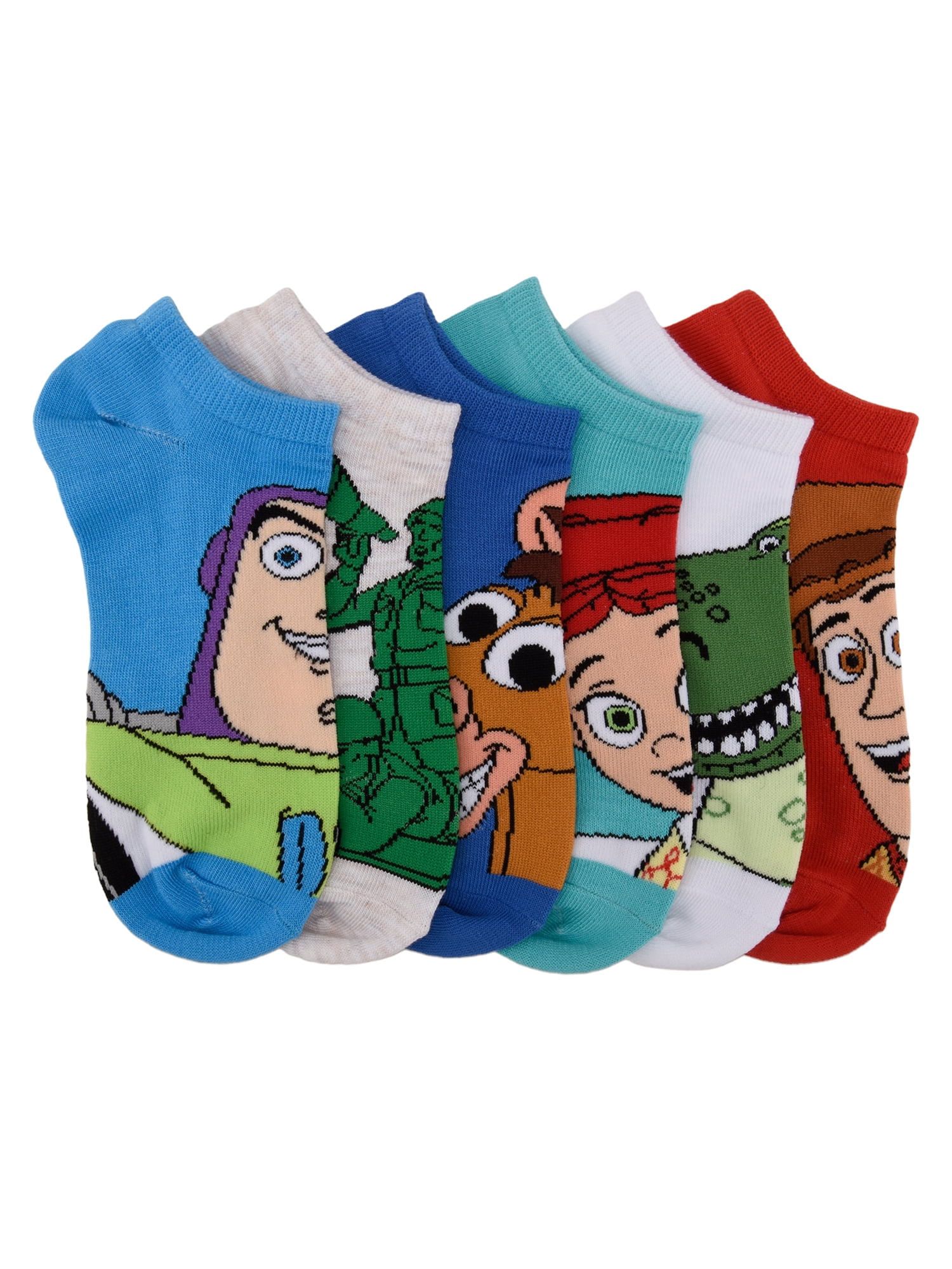 Toy Story No Show Socks, 6-Pack, Sizes L Boys