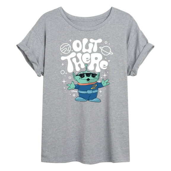 Toy Story - Out There - Juniors Ideal Flowy Muscle T-Shirt