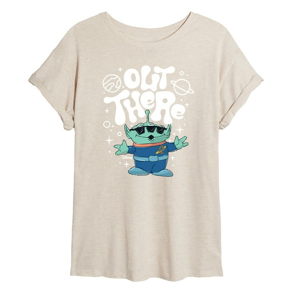Toy Story - Out There - Juniors Ideal Flowy Muscle T-Shirt