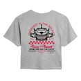 thumbnail image 1 of Toy Story - Pizza Planet - Juniors Cropped Graphic T-Shirt, 1 of 4