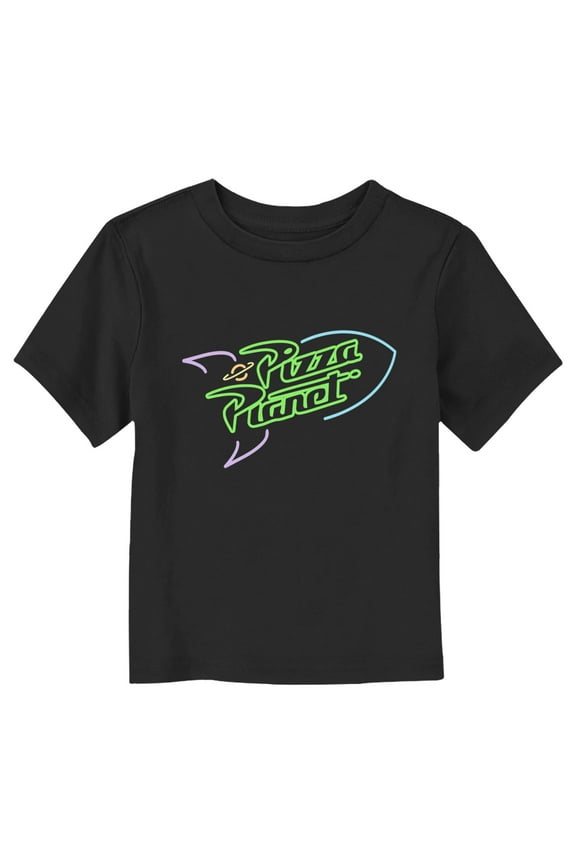 Toy Story Pizza Planet Neon Sign Graphic T-Shirt