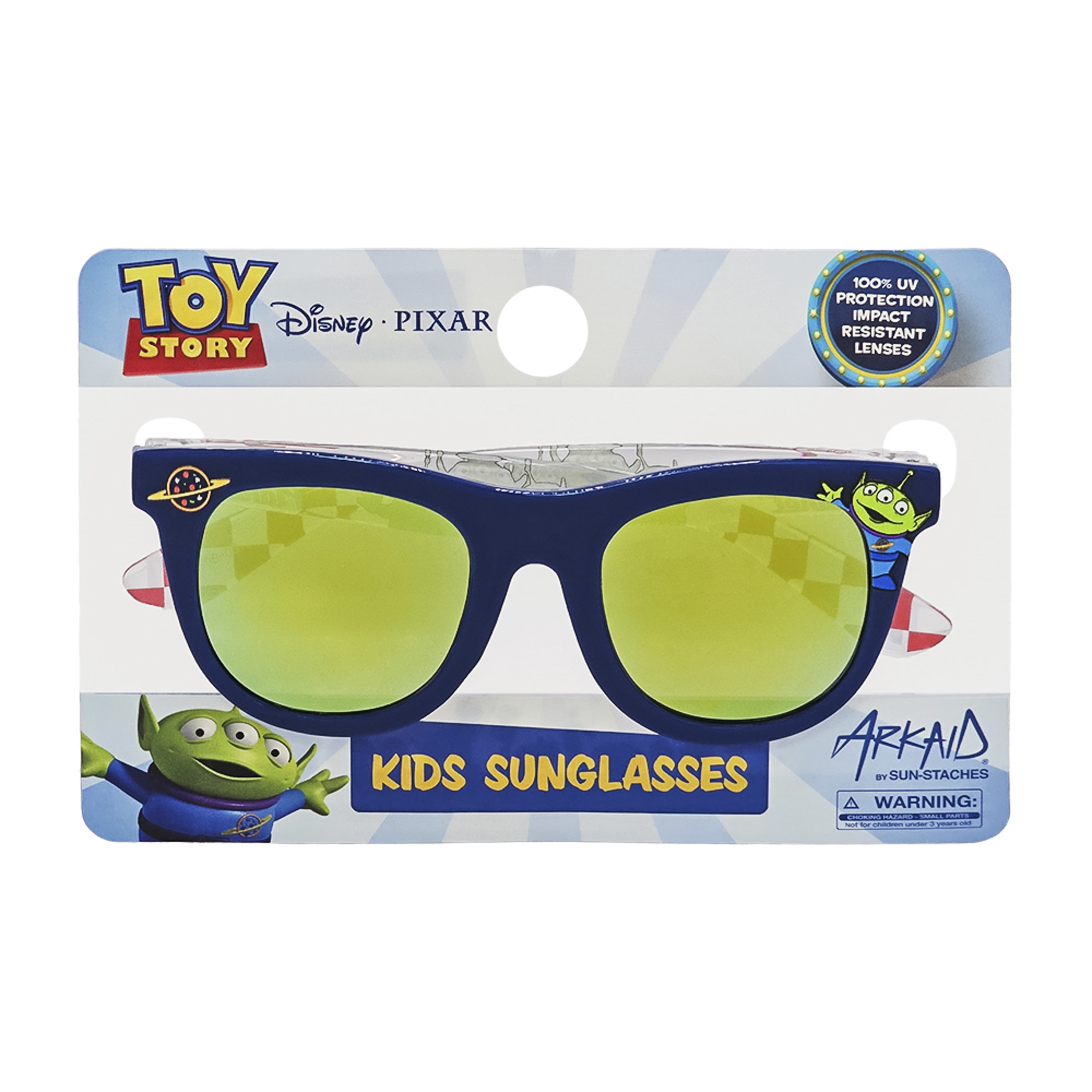 Sun-Staches Toy Story Pizza Planet Blue Sunglasses With UV Protection