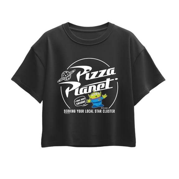 Toy Story - Pizza Planet - Youth Girls Boxy T-Shirt