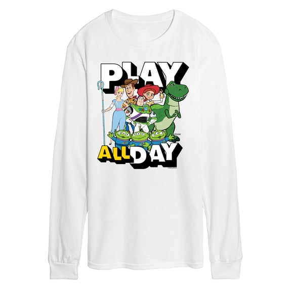 Toy Story - Play All Day - Men's Long Sleeve Graphic T-Shirt