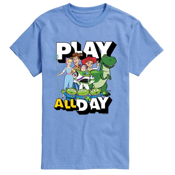 Toy Story - Play All Day - Men's Short Sleeve Graphic T-Shirt