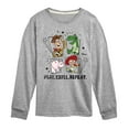 thumbnail image 1 of Toy Story - Play Chill Repeat - Toddler & Youth Long Sleeve Graphic T-Shirt, 1 of 5