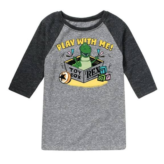 Toy Story - Play With Me - Toddler & Youth Raglan Graphic T-Shirt