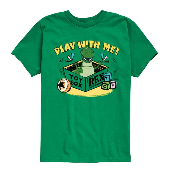 Toy Story - Play With Me - Toddler & Youth Short Sleeve Graphic T-Shirt