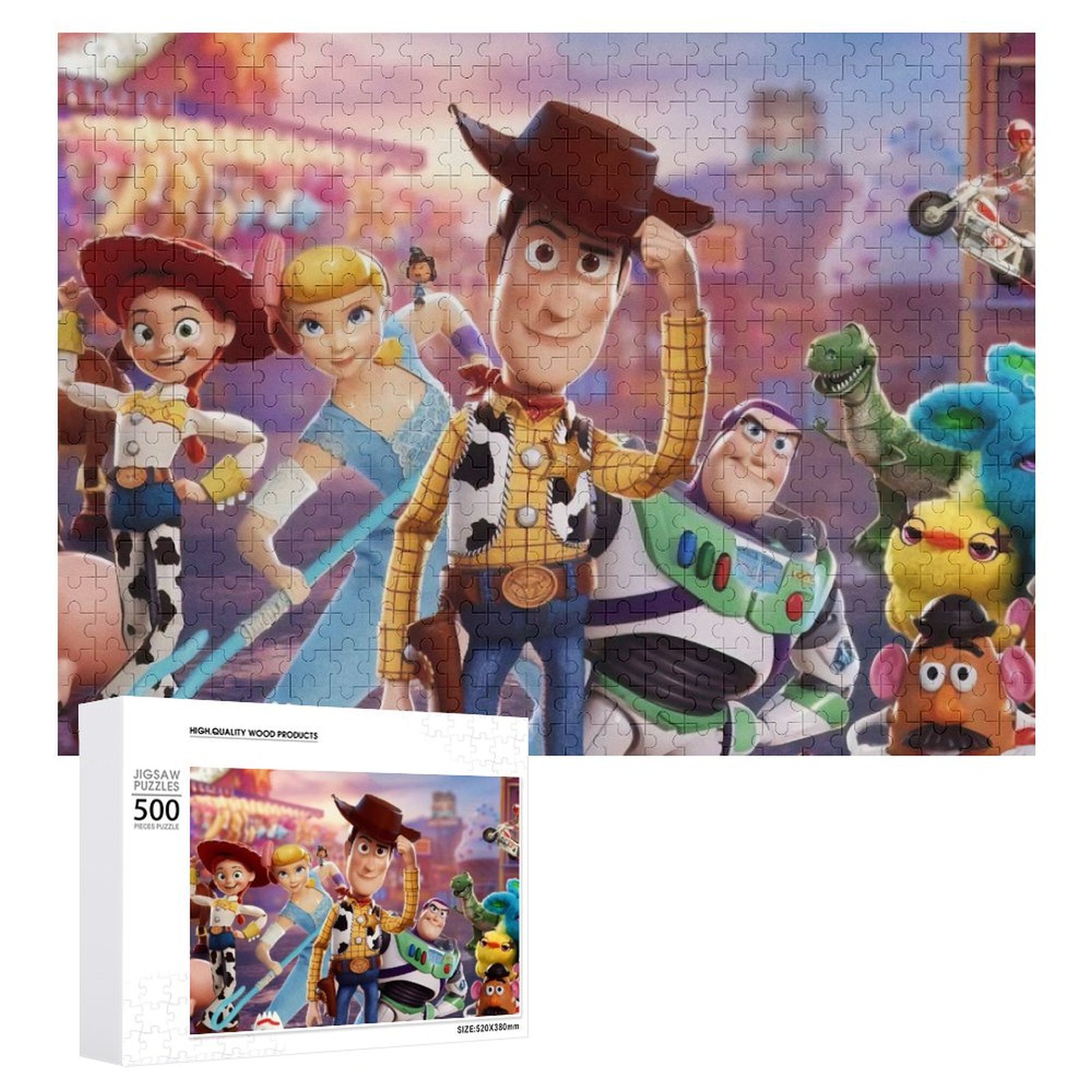 Toy Story Puzzle For Adults & Kids - 500 PCS Jigsaw Puzzle For Boys Girls Puzzle Enthusiasts
