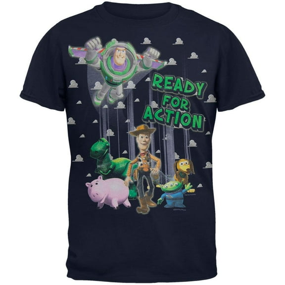 Toy Story - Ready For Action Youth T-Shirt - Youth X-Small