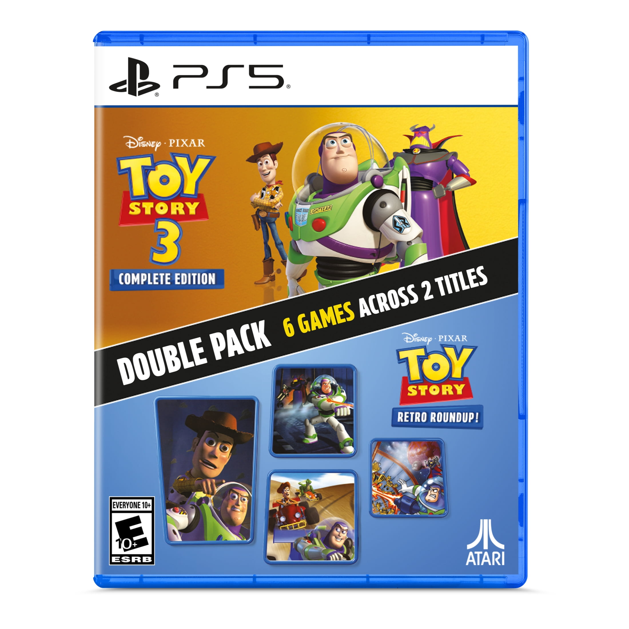 Toy Story: Retro Roundup! + Toy Story 3 Complete Edition Double Pack - PlayStation 5 Game