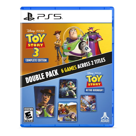Toy Story: Retro Roundup! + Toy Story 3 Complete Edition Double Pack - PlayStation 5 Game
