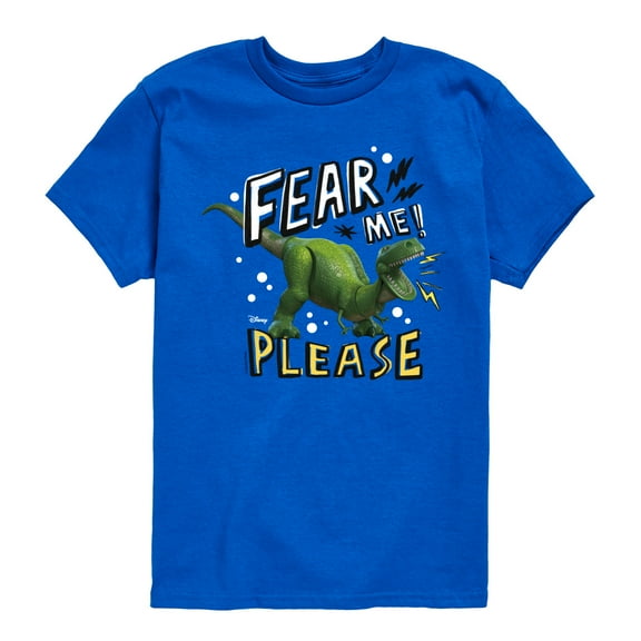 Toy Story - Rex Fear Me Please - Toddler & Youth Short Sleeve Graphic T-Shirt