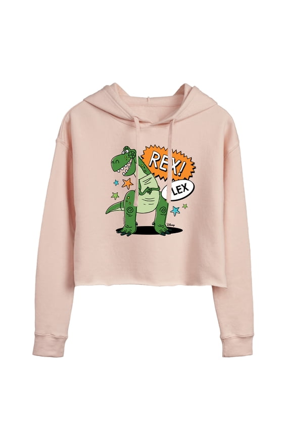 - Rex Flex Cropped Graphic Hoodie