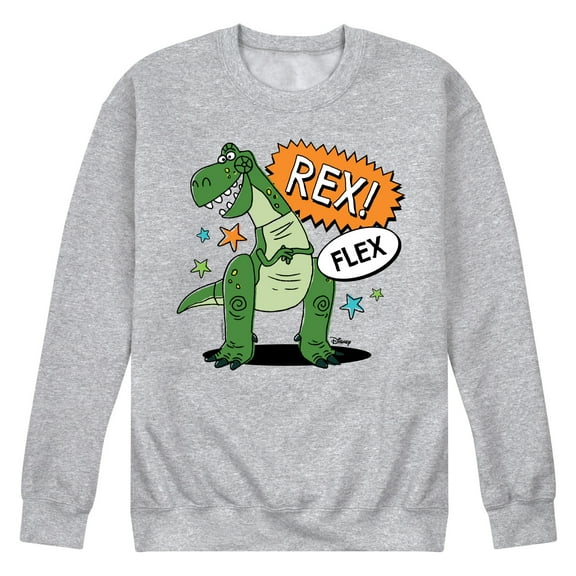 Toy Story - Rex Flex - Men's Crew Neck Fleece Pullover