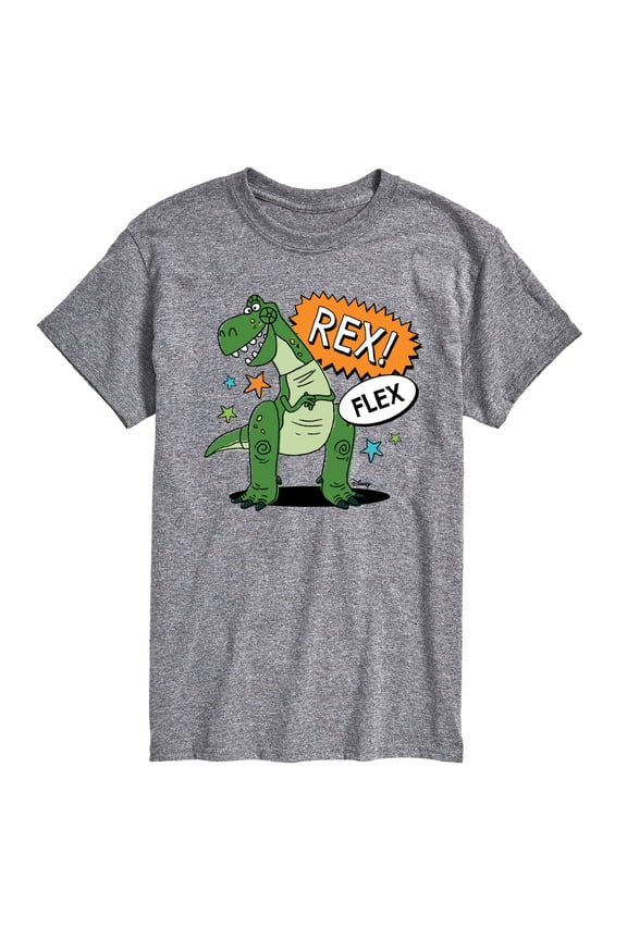 Toy Story - Rex Flex - Men's Short Sleeve Graphic T-Shirt