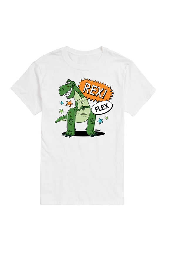 Toy Story - Rex Flex - Men's Short Sleeve Graphic T-Shirt