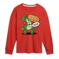 thumbnail image 1 of Toy Story - Rex Flex - Toddler & Youth Long Sleeve Graphic T-Shirt, 1 of 5