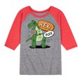 thumbnail image 1 of Toy Story - Rex Flex - Toddler & Youth Raglan Graphic T-Shirt, 1 of 6