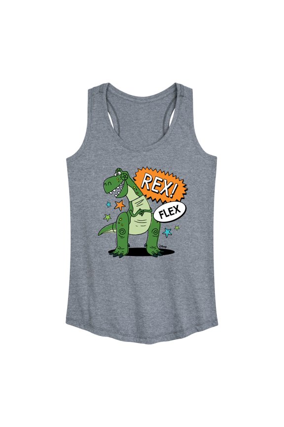 Toy Story - Rex Flex - Women's Racerback Tank Top