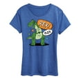 thumbnail image 1 of Toy Story - Rex Flex - Women's Short Sleeve Graphic T-Shirt, 1 of 5