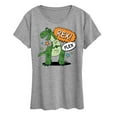 thumbnail image 1 of Toy Story - Rex Flex - Women's Short Sleeve Graphic T-Shirt, 1 of 5