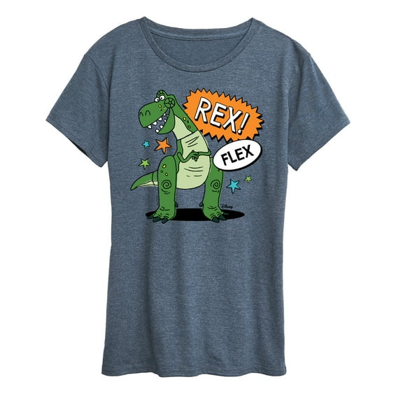 Toy Story - Rex Flex - Women's Short Sleeve Graphic T-Shirt