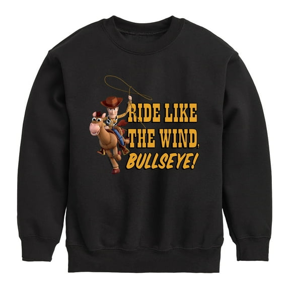 Toy Story - Ride Like The Wind - Toddler And Youth Crewneck Fleece Sweatshirt