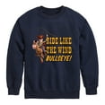 thumbnail image 1 of Toy Story - Ride Like The Wind - Toddler And Youth Crewneck Fleece Sweatshirt, 1 of 5