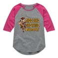thumbnail image 1 of Toy Story - Ride Like The Wind - Toddler And Youth Girls Raglan Graphic T-Shirt, 1 of 5