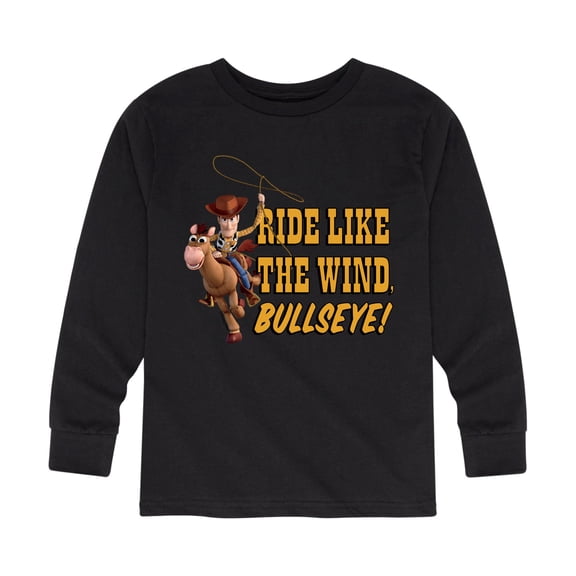 Toy Story - Ride Like The Wind - Toddler And Youth Long Sleeve Graphic T-Shirt