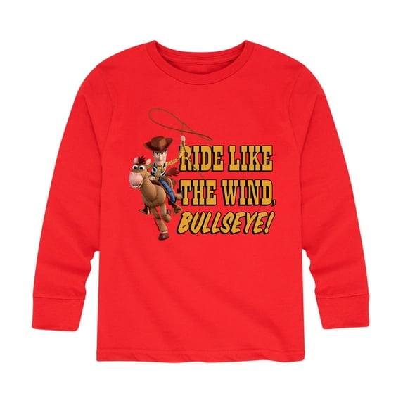 Toy Story - Ride Like The Wind - Toddler And Youth Long Sleeve Graphic T-Shirt