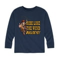 thumbnail image 1 of Toy Story - Ride Like The Wind - Toddler And Youth Long Sleeve Graphic T-Shirt, 1 of 5