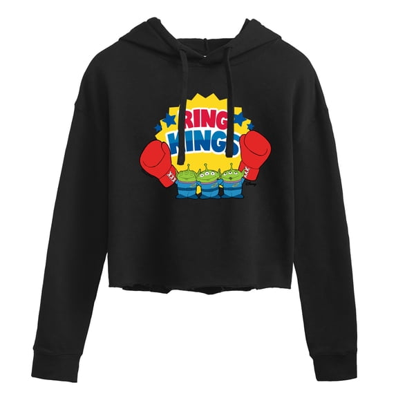 Toy Story - Ring Kings - Juniors Cropped Fleece Hoodie Sweatshirt